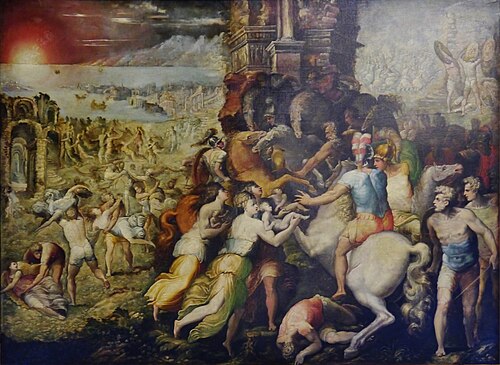 Rape of the Sabine Women, 1570, Giacomo Zanguidi
