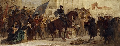 Entry of Maximilian I into Prague after the Victory on the White Mountain in 1620, 1895, Ferdinand von Piloty