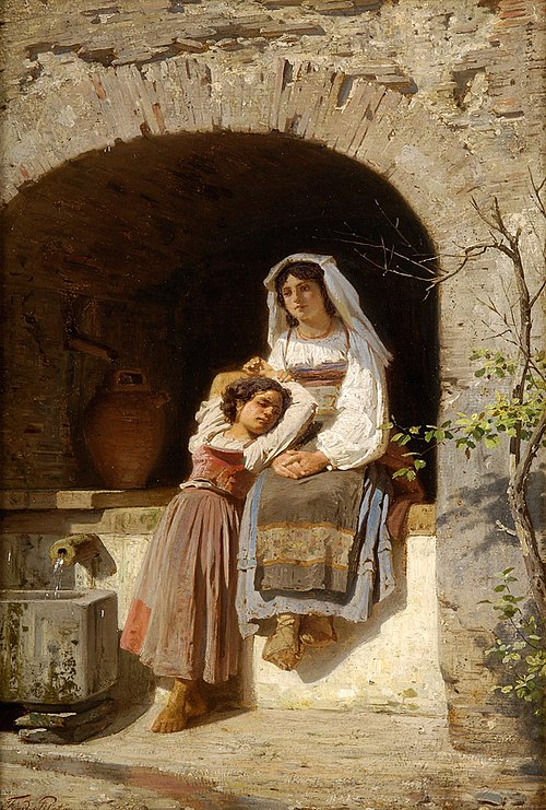 Children in the Campagna, 1895, Ferdinand von Piloty