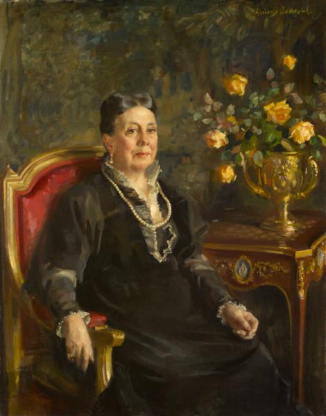 Mrs. Daniel Willis James (1833–1916), 1914, Alphonse Jungers