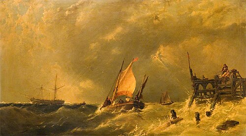 The Storm, 1885, James Edwin Meadows