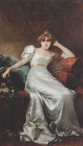 An elegant beauty, 1907, Nathaniel Sichel