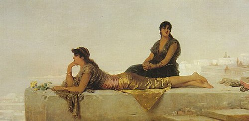Arab Women on a Rooftop., , Nathaniel Sichel