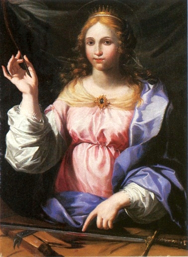 St. Catherine., 1650, Lorenzo Pasinelli