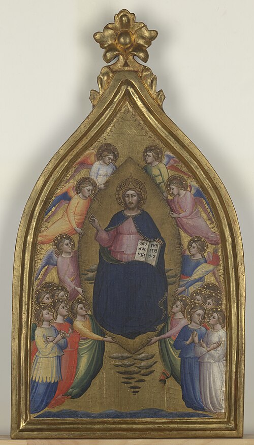 Christ Enthroned  Within a Mandorla, 1392, Mariotto di Nardo
