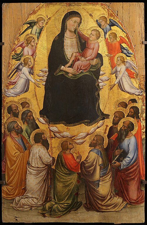 La Vierge en gloire avec les apôtres, 1450, Mariotto di Nardo