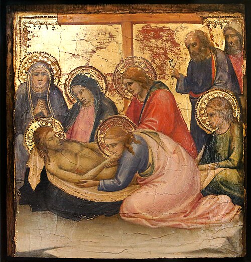 Scènes de la Vie du Christ : Déploration., 1450, Mariotto di Nardo