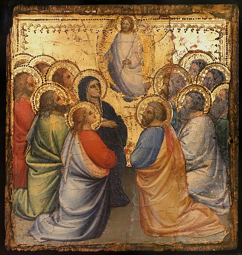 Scènes de la Vie du Christ : Ascension., 1450, Mariotto di Nardo