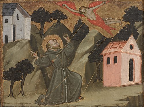 Saint Francis Receiving the Stigmata, 1408, Mariotto di Nardo