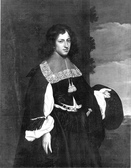Portrait of a 20 year-old man, 1664, Nikolaus Prugger