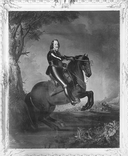 Equestrian portrait of Maximilian, Duke, later Elector of Bavaria (1573-1651), 1657, Nikolaus Prugger