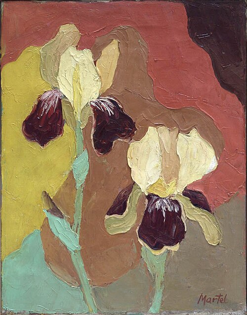 Two irises, 1920, Martel Schwichtenberg