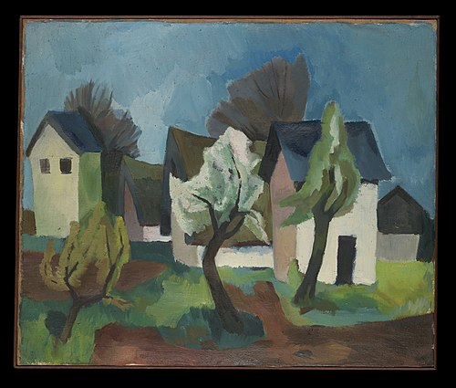 Blühende Waldbäume II (Flowering Tree II), 1922, Martel Schwichtenberg