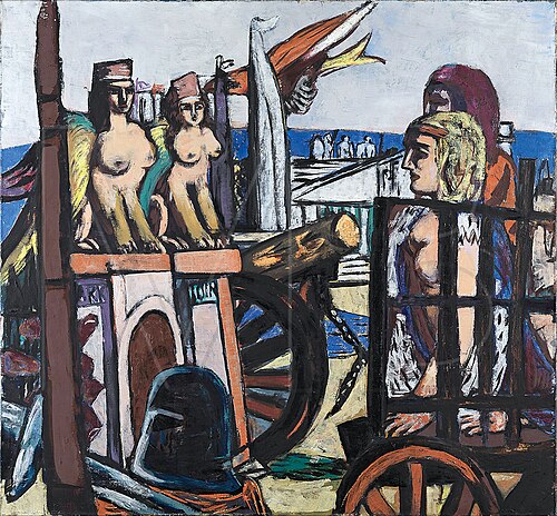 The removal of the sphinxes, 1945, Max Beckmann