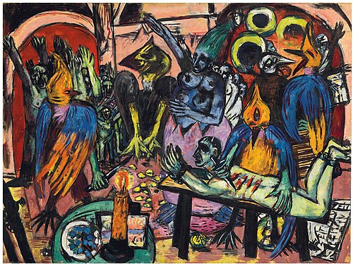 Birds’ Hell, 1937, Max Beckmann