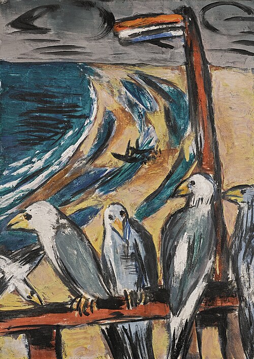 Seagulls in the Storm, 1942, Max Beckmann