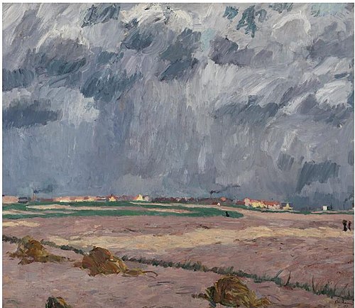 View of Lankwitz and Marienfelde, or Spring Near Südende, 1907, Max Beckmann