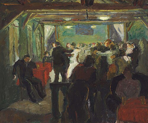Dance hall, 1909, Max Beckmann