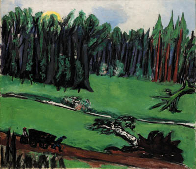 Forest meadow in the Black Forest, 1936, Max Beckmann