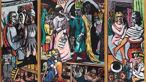 Actors, 1941, Max Beckmann