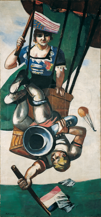 Aerialists, 1928, Max Beckmann