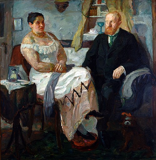 The lovers, 1912, Max Beckmann