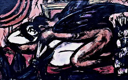 Vampire, 1948, Max Beckmann
