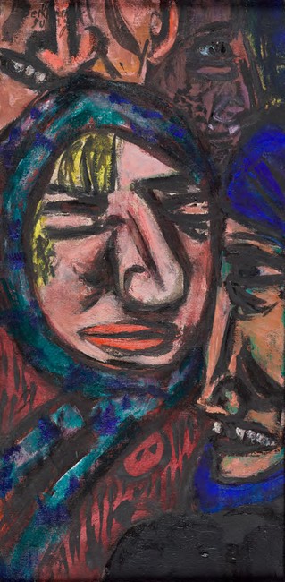 The Bowery, 1950, Max Beckmann