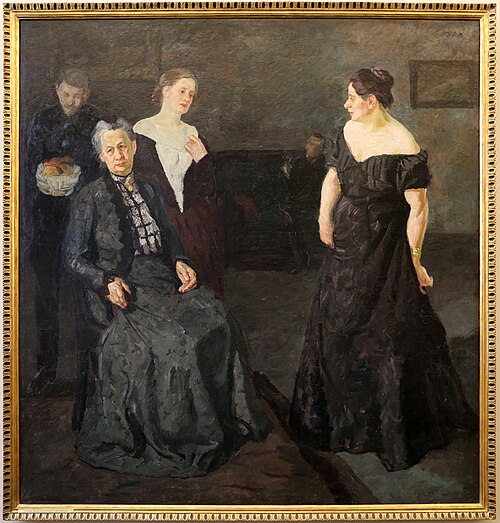 Conversation (Society I), 1908, Max Beckmann