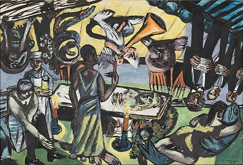 Death, 1938, Max Beckmann