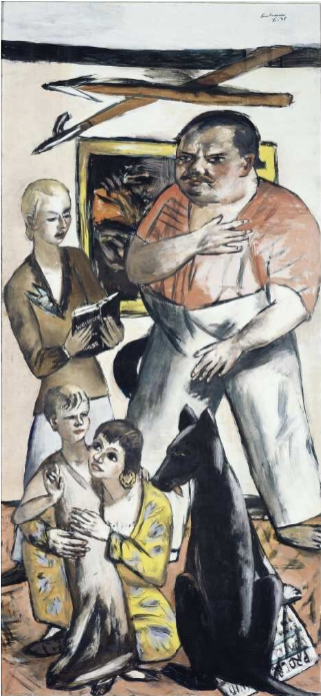 Heinrich George Family Portrait, 1935, Max Beckmann