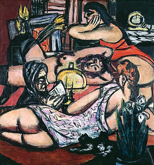 Girls' Room, 1947, Max Beckmann