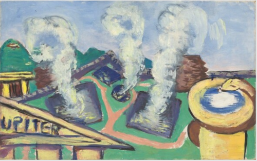 Hot Springs at Abano, 1939, Max Beckmann