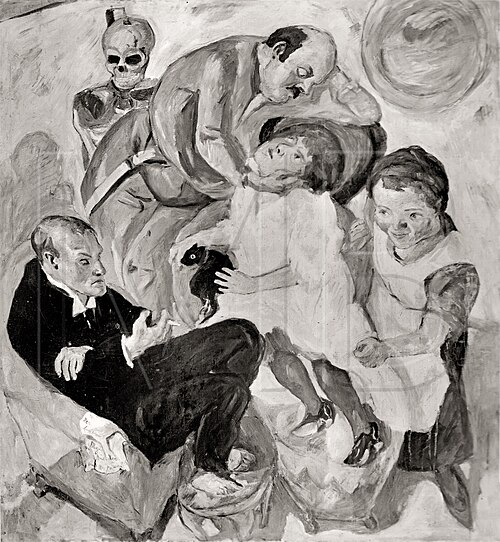 Company III. Family Battenberg, 1915, Max Beckmann