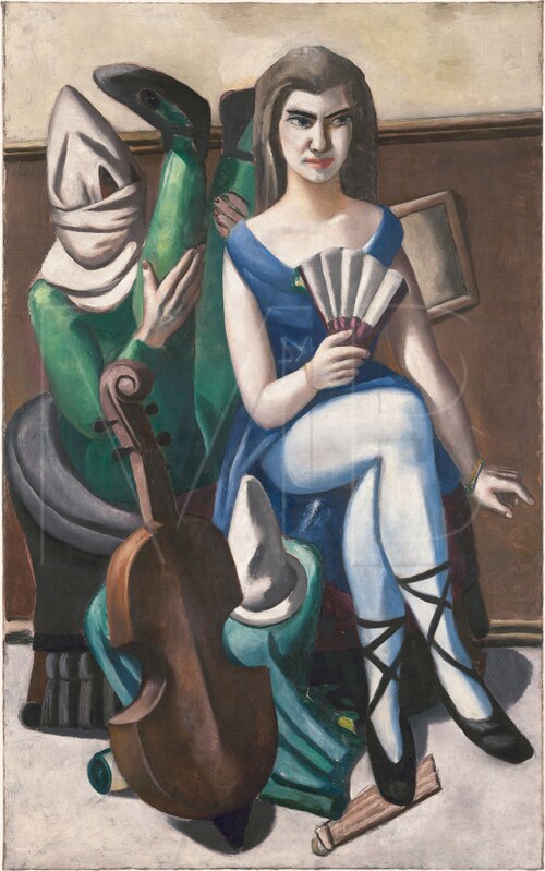 Fastnacht (Pierette und Clown), 1925, Max Beckmann