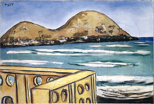 Landscape near Saint-Cyr-sur-Mer, 1931, Max Beckmann