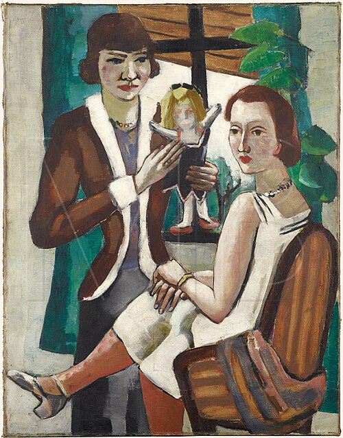 Two Ladies at the Window, 1928, Max Beckmann