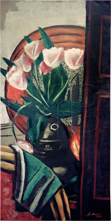 Still Life with Tulips, 1930, Max Beckmann