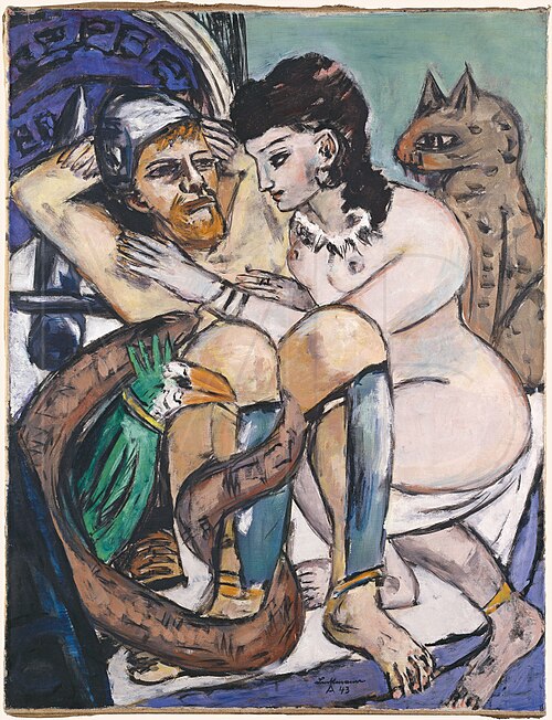 Odysseus and Kalypso, 1943, Max Beckmann