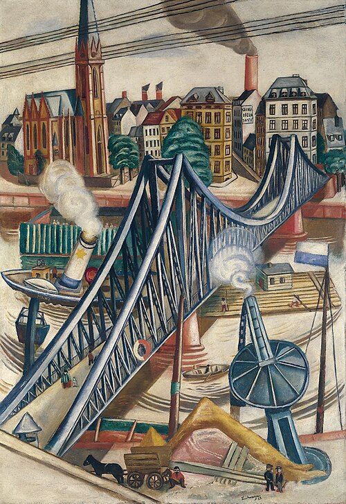 The Iron Bridge, 1922, Max Beckmann