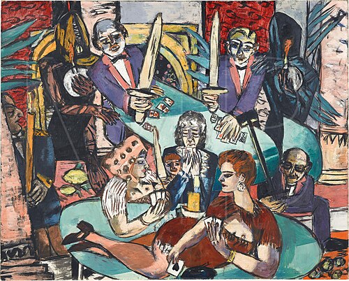 Dream of Monte Carlo, 1943, Max Beckmann