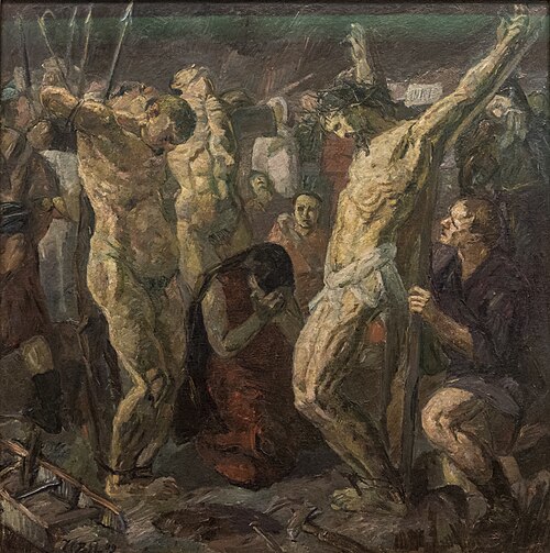 The Crucifixion, 1909, Max Beckmann
