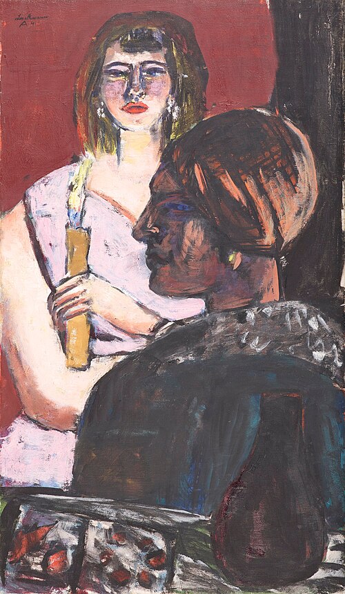 Quappi and Indian, 1941, Max Beckmann