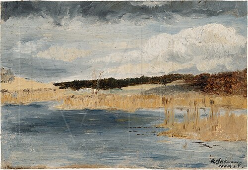 Landscape with Lake, 1900, Max Beckmann