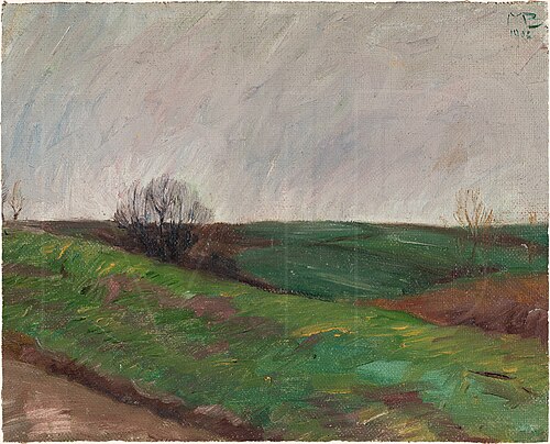 Meadow Landscape, 1902, Max Beckmann