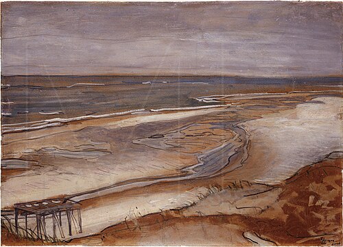 Shore Landscape, 1904, Max Beckmann