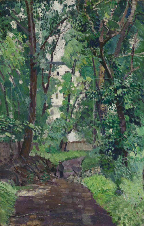 Old Botanical Garden, 1905, Max Beckmann