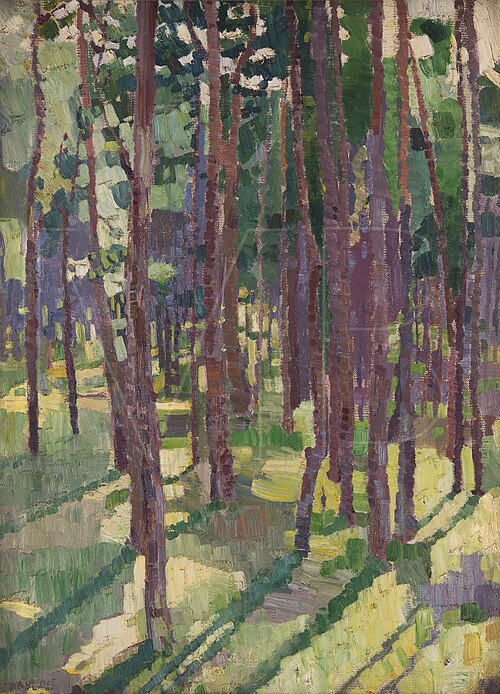 Grunewald Firs, 1905, Max Beckmann