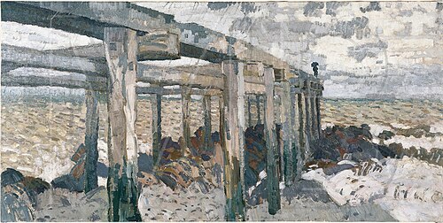 Large Breakwater, 1905, Max Beckmann