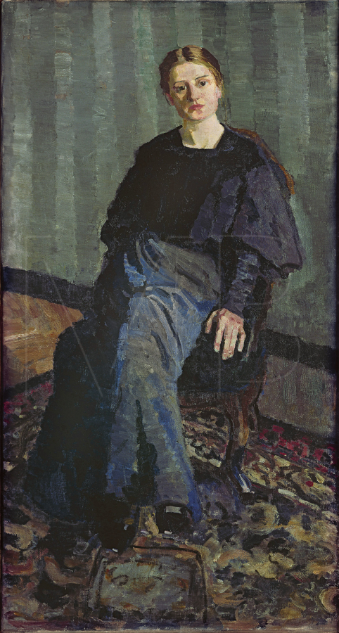 Portrait of Minna Tube, 1905, Max Beckmann